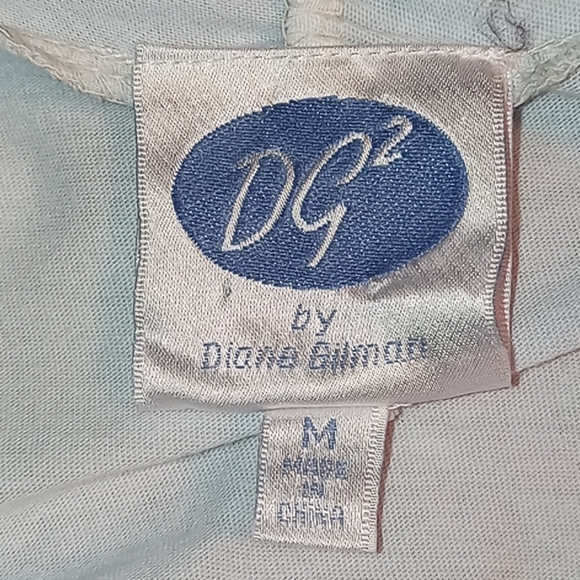 DG2 Dip Dyed Blue Cascade Front Topper, M #0225 - Picture 2 of 14